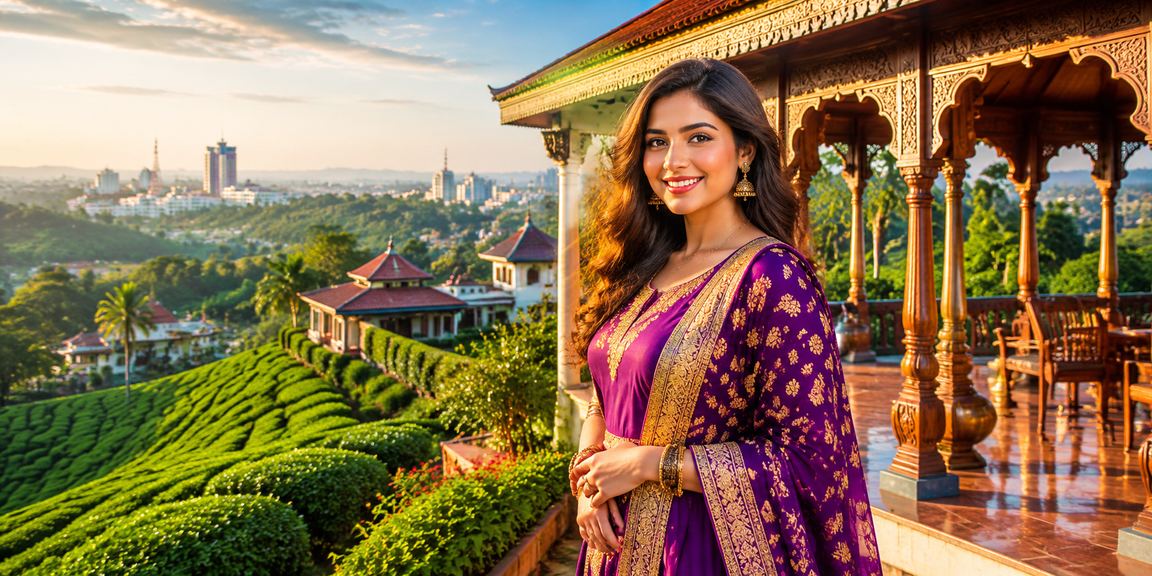 সিলেটের চা বাগানে বসে মোবাইলে hehehe লটারি খেলছেন একজন ব্যবহারকারী